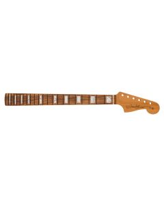 Fender Genuine Replacement Part roasted maple Jazzmaster neck, block inlay, 22 medium jumbo frets, 9.5" radius pao ferro fb, MIM