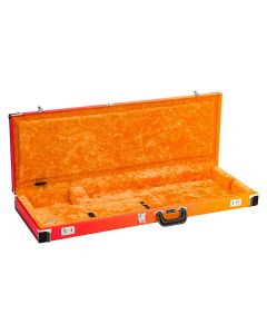 Fender Ombr  guitar case for Strat/Tele, Tequila Sunrise gradient colour, matching plush interior