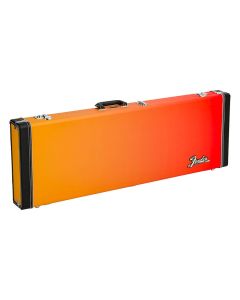 Fender Ombr  guitar case for Strat/Tele, Tequila Sunrise gradient colour, matching plush interior