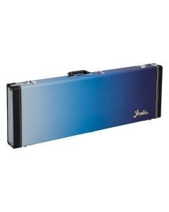 Fender Ombr  guitar case for Strat/Tele, Belair Blue gradient colour, matching plush interior