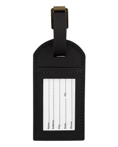 Fender vintage surfer advertisement luggage tag, black