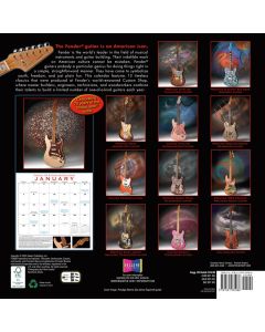 Fender Custom Shop Series 2024 Guitar Calendar, 13 timeless classics