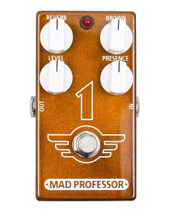 Mad Professor effect pedal "1" Brown Distortion with reverb