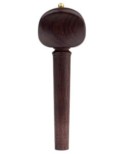 Teller cello peg 4/4, Swiss with brass pin, rosewood, medium, 14,2mm