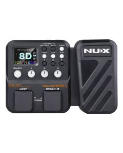 NUX Multi-Effects guitar amp modeling processor and multi effect with drum machine and phrase looper, compact