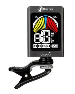 Cherub chromatic clip tuner 'Moai Tune', with multi color display, auto power on/off, Li-Po battery