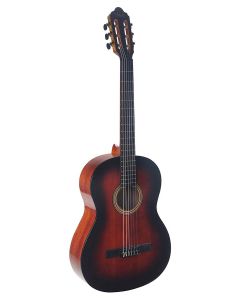 Valencia Series 260 klassieke gitaar 4/4, hybride hals, sitka spar & mahonie, hoogglans sunburst finish