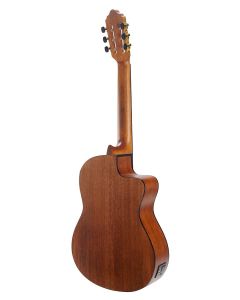 Valencia Series 300 klassieke gitaar 4/4, linkshandig, sitka spar & mahonie, pre-amp en cutaway, satin finish