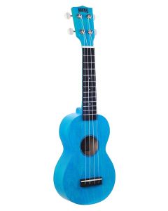 Mahalo Island Series soprano ukulele, aqua blue, with bag