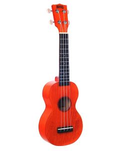 Mahalo Island Series soprano ukulele, orange sunset, with bag