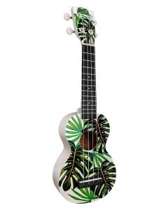 Mahalo Art Series soprano ukulele MONSTERA, with bag