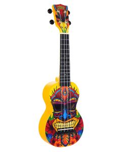 Mahalo Art Series soprano ukulele TIKI, with bag