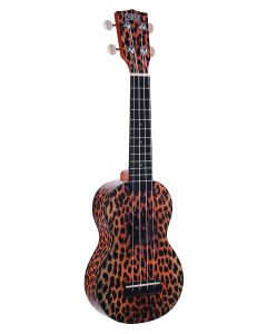 Mahalo Art Series soprano ukulele CHEETAH, with bag