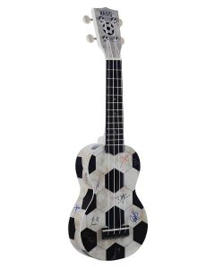 Mahalo Art Series soprano ukulele FOOTBALL, with bag