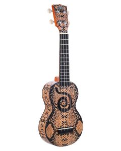 Mahalo Art Series soprano ukulele PYTHON, with bag