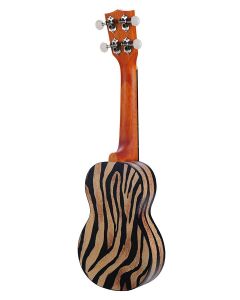 Mahalo Art Series soprano ukulele ZEBRA, with bag