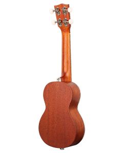 Mahalo Pearl Series solid top soprano ukulele, natural, with bag