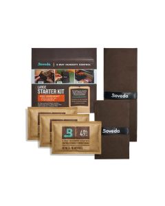 Boveda starter kit 3x 70gr 49% high absorbence, with 1 double and 1 single holder