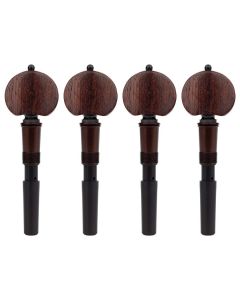 Perfection Pegs finetuner peg set cello 4/4, Hill model, rosewood, 14 mm, 4-Set