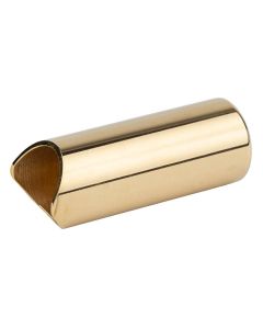 The Rock Slide polished brass Dylan Adams signature slide sizeXS/S, with double cutaway