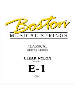 Boston Concert Series E-1 snaar voor klassieke gitaar, clear nylon