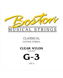 Boston Concert Series G-3 snaar voor klassieke gitaar, clear nylon