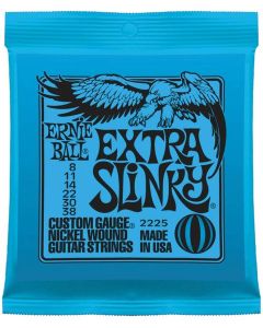 Ernie Ball snarenset elektrisch, nickel wound, extra slinky, 008-011-014-022-030-038