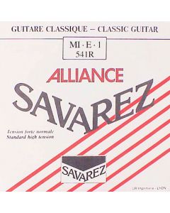 Savarez Alliance Classic E-1-snaar, clear KF composite fiber, sluit aan bij 540-R en 500-AR set, normal tension