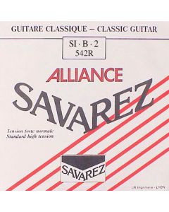 Savarez Alliance Classic B-2-snaar, clear KF composite fiber, sluit aan bij 540-R en 500-AR set, normal tension