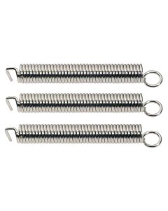 Boston tremolo, spring set, nickel, for Stallion tremolo, 3 pcs