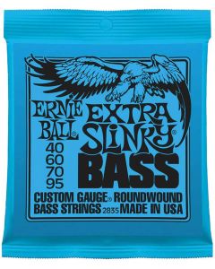 Ernie Ball snarenset basgitaar, roundwound, longscale, extra slinky, 040-060-070-095