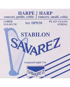 Savarez harpsnaar, rectified nylon, 0,58mm, lengte: 1 meter