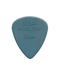 Dunlop Nylon Standard 0.88 mm. plectra, nylon, donkergrijs, 72-pack