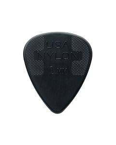 Dunlop Nylon Standard 1.00 mm. plectra, nylon, zwart, 72-pack