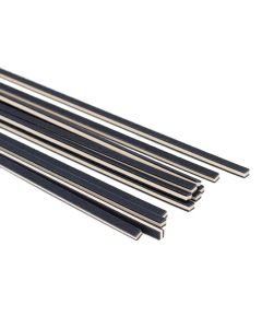 ELS contrabas inleg, vezel-esdoorn-vezel 12-pack, 80cm, 0,5-1,2-0,5mm.