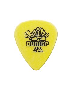 Dunlop Tortex Standard 0.73 mm. plectra, geel, 72-pack